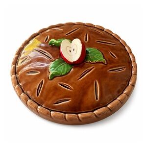 Vintage Apple Pie keeper, Ceramic